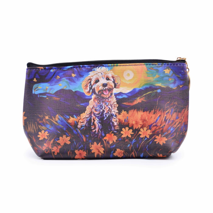 Cosmetiquero Perro Poodle Sueño Floral
