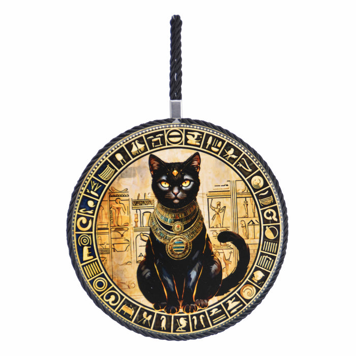 Posaollas Negro Gato Dorado Egipcio