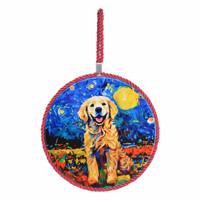 Posaollas Perro Golden Sueño Floral