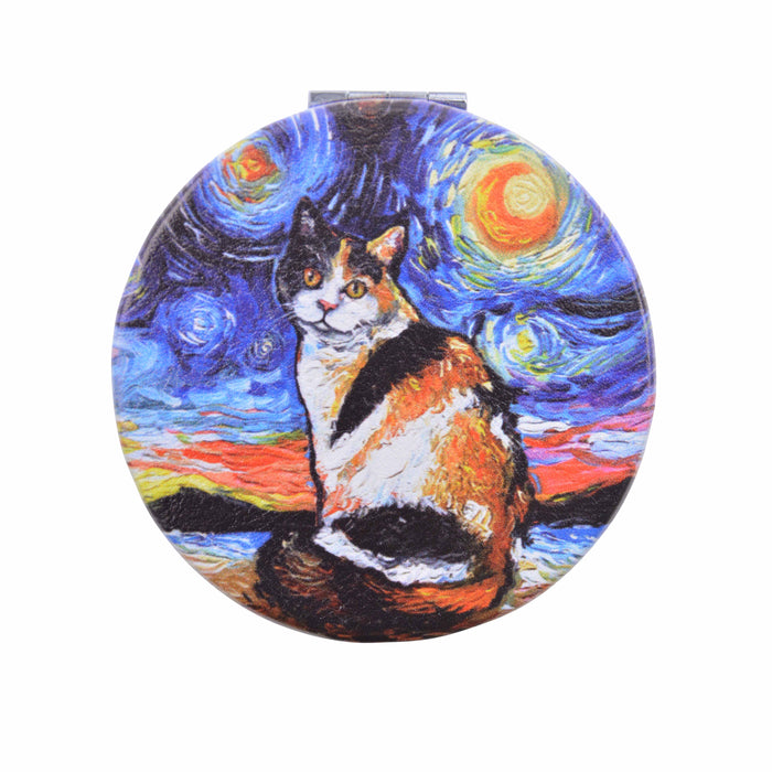 Espejo de Cartera Gato Calicó