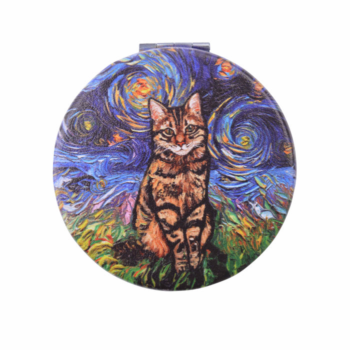 Espejo de Cartera Gato Romano