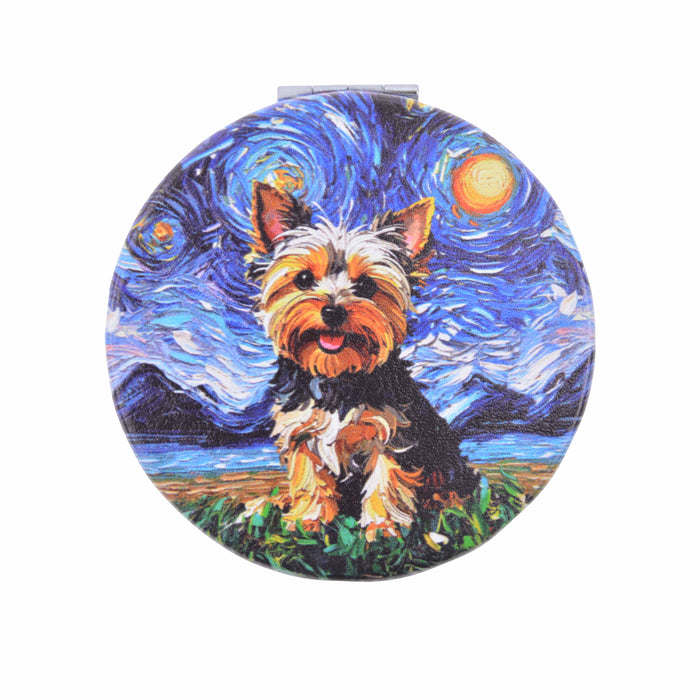 Espejo de Cartera Perro Yorkshire