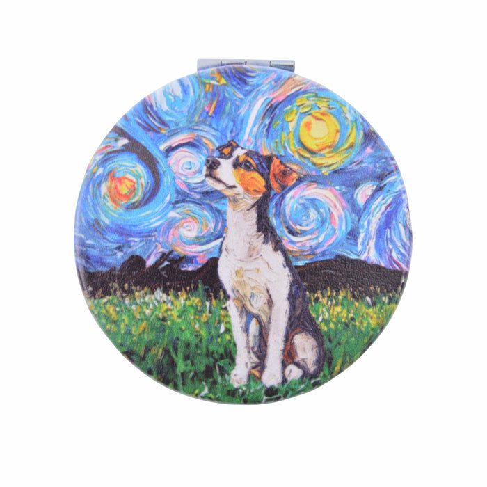 Espejo de Cartera Perro Fox Terrier