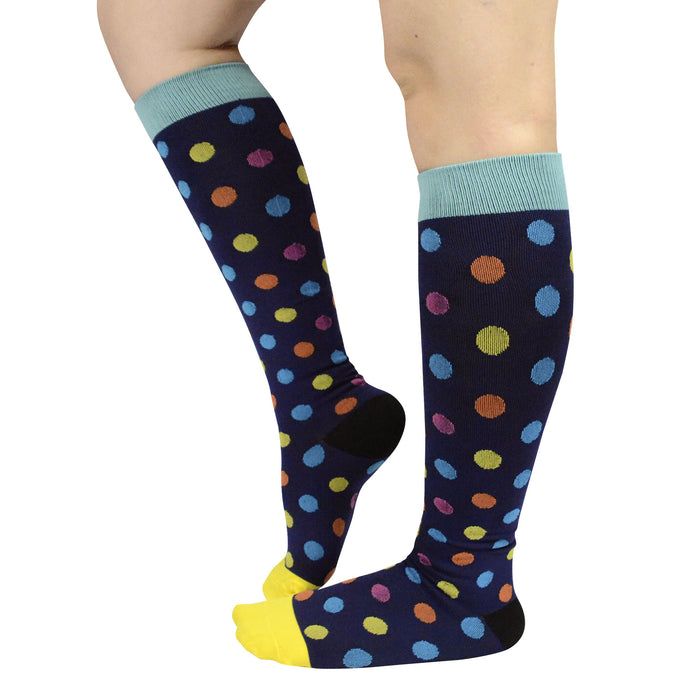 Bucanera compresion puntos grandes de colores terapeutica modelo 37-38