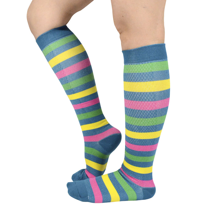 Bucanera compresion rayas colores terapeutica modelo 19-20