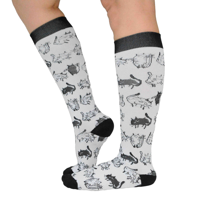 Bucanera terapeutica compresion gatos blanco negro 59-60 modelo