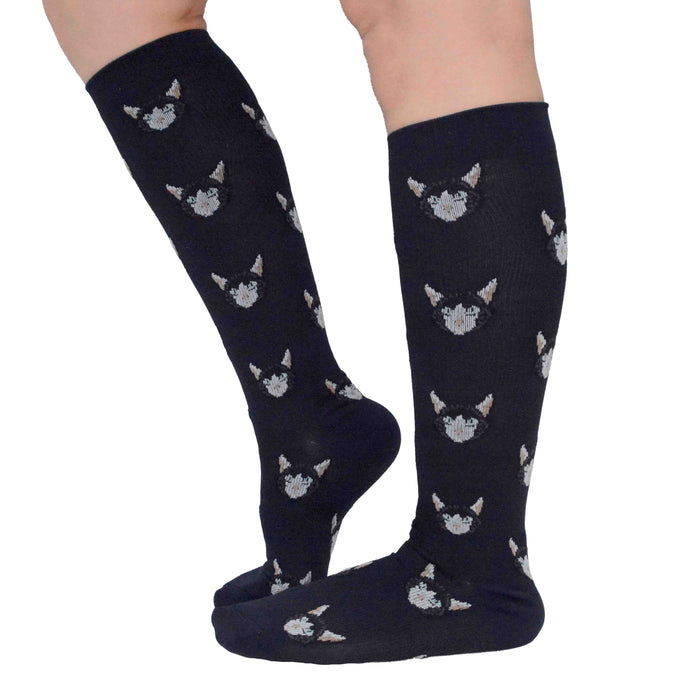 Bucanera terapeutica compresion gatos negro 65-66 modelo