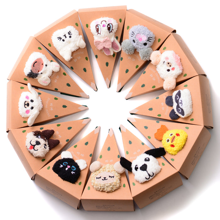 Calcetin de toalla animales varios invierno