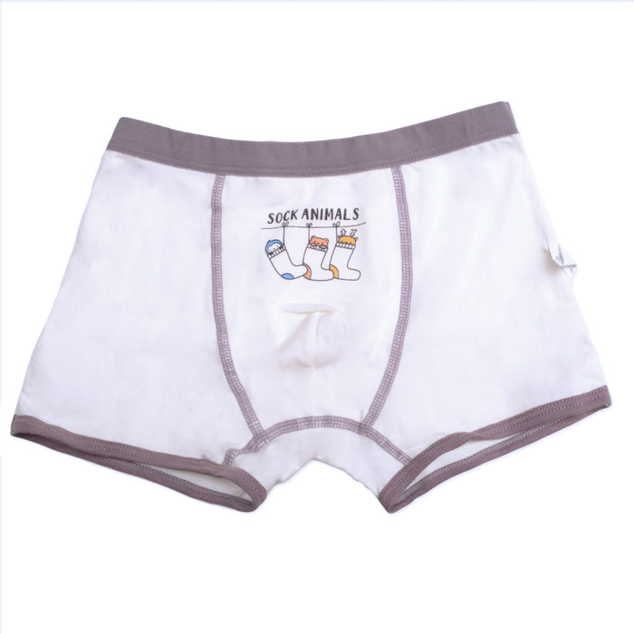 Pack 4 boxer nino colores animales calcetines 2092