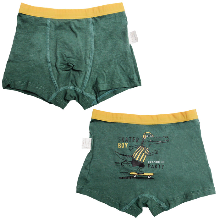Pack 4 boxer nino colores cocodrilo skate 2093