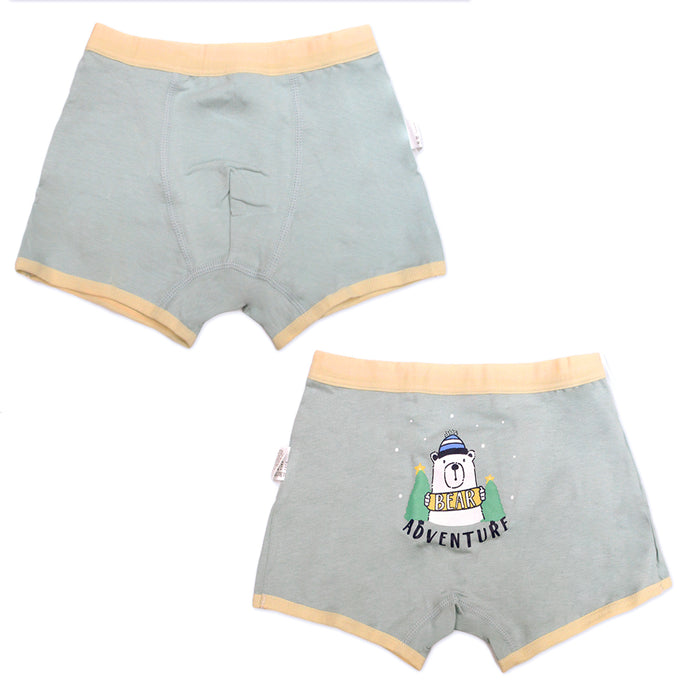 Pack 4 boxer niño colores oso polar 2091