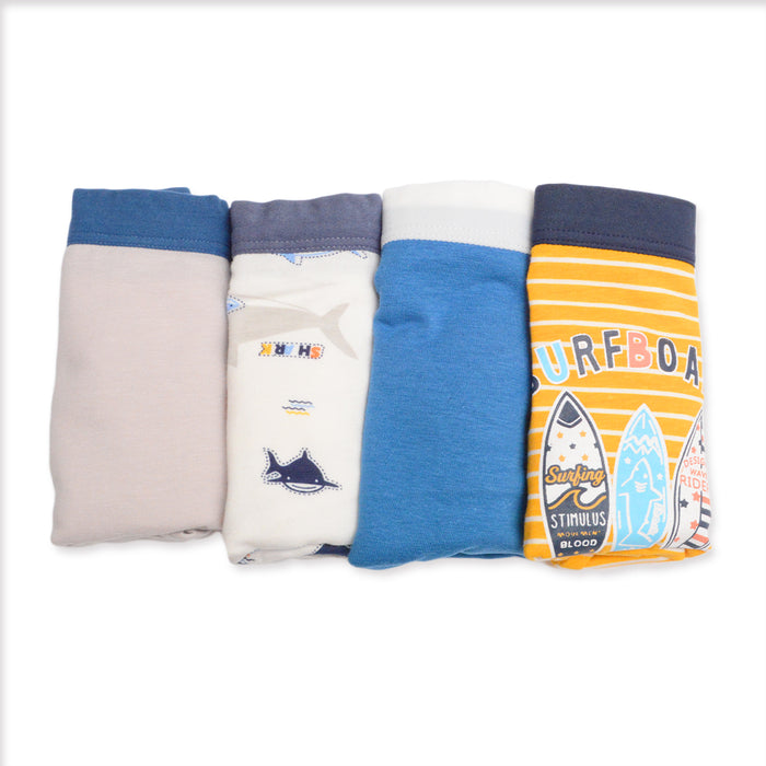 Pack 4 boxer nino colores tiburon cool 2094