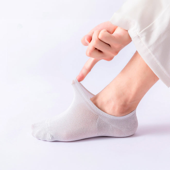Pack 6 calcetines bambu invisible malla delgada 3940