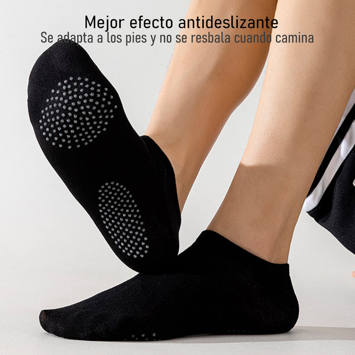 Pack 6 calcetines invisibles antideslizante hombre bambu 4001