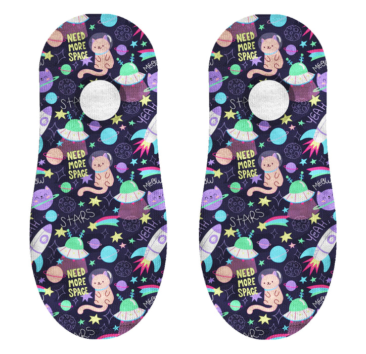 Calcetin invisible poliester gato espacial 23