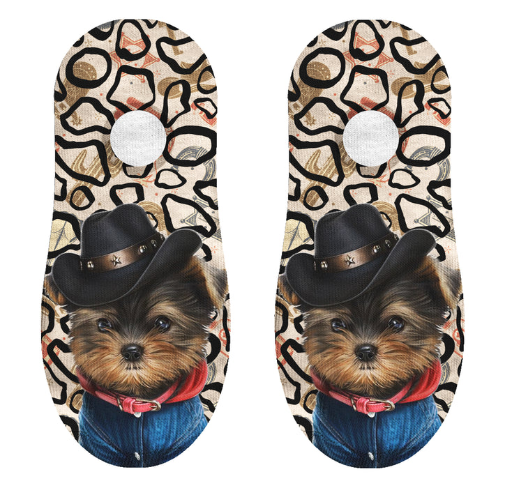 Calcetin invisible poliester perro yorkshire vaquero 30