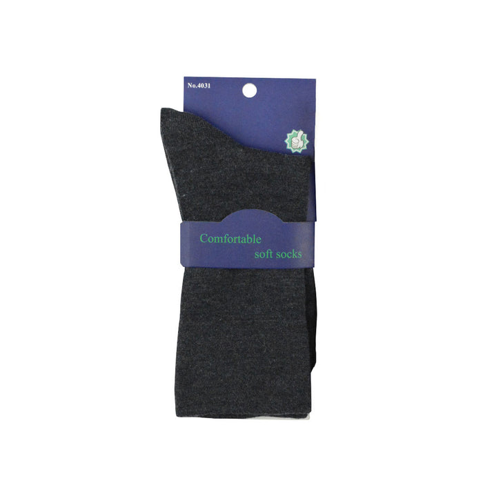 Portada calcetin algodon diabetico gris hombre 3508-2