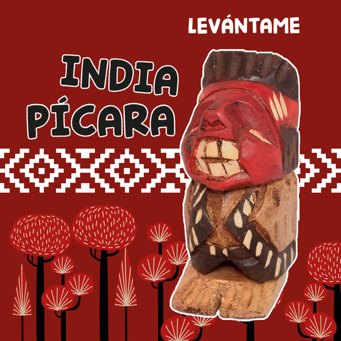 Portada calcetin chile largo algodon india picara mujer 310