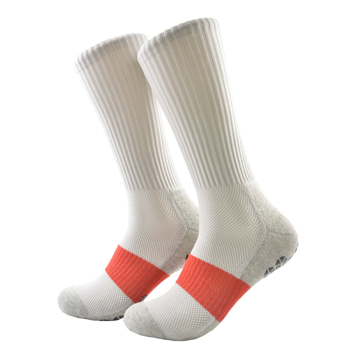 Portada calcetines largos poliester futbol beige 4021-3