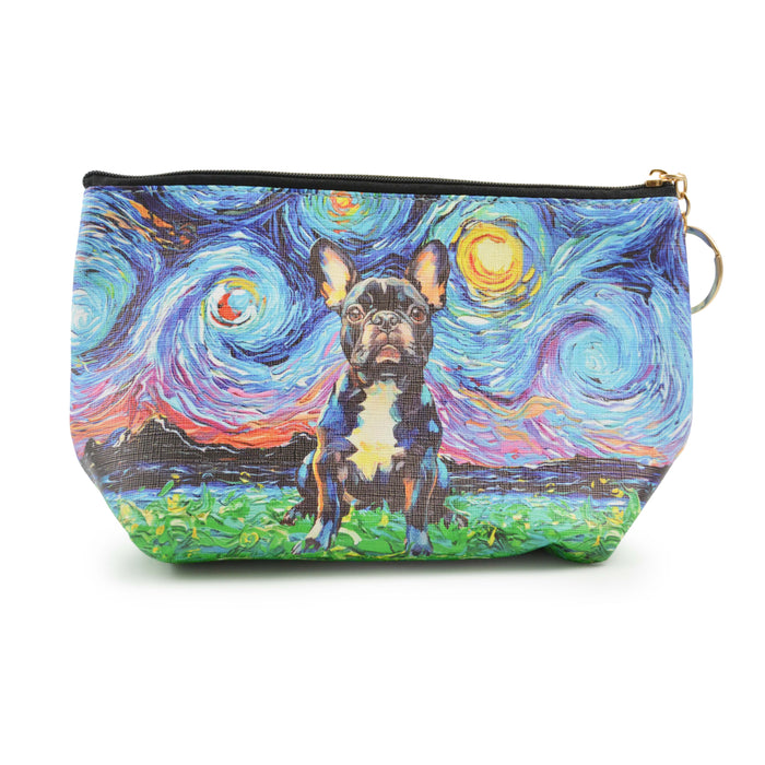 cosmetiquero perro Van Gogh pintura arte bulldog ingles 4050-6