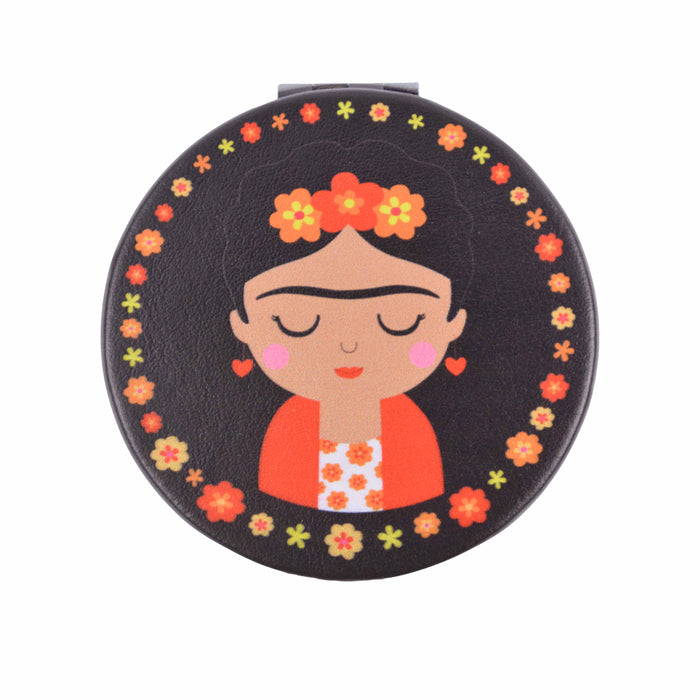 Portada espejo vidrio metal Frida Khalo mora 4072-23