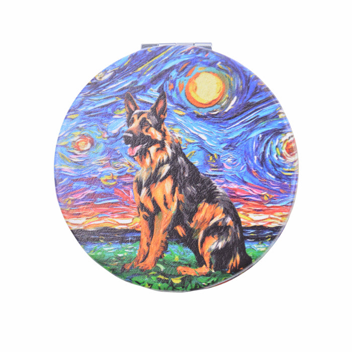 espejo vidrio metal perros van gogh 4072-12 labrador