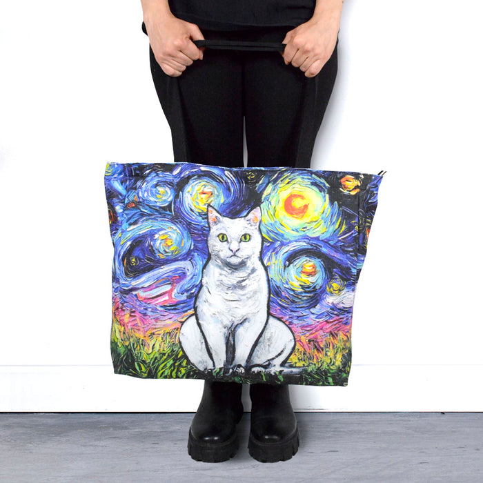 bolso gato blanco van gogh