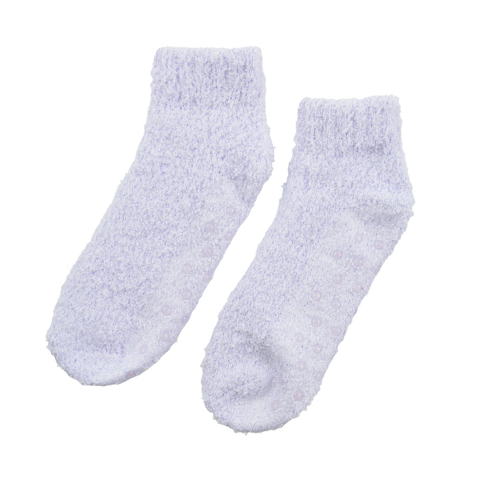 calcetin algodón media pierna antideslizante lila 3715-3