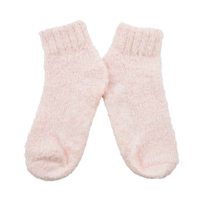 calcetin algodón media pierna antideslizante rosado toalla 3715-4