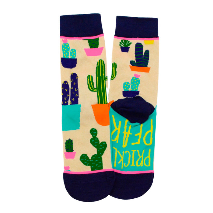 calcetin algodon largo cactus colores