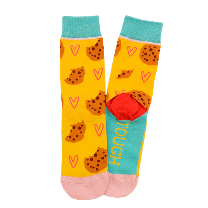 calcetin algodon largo galletas cookies corazones