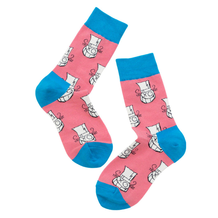 calcetin algodon largo gato gorro