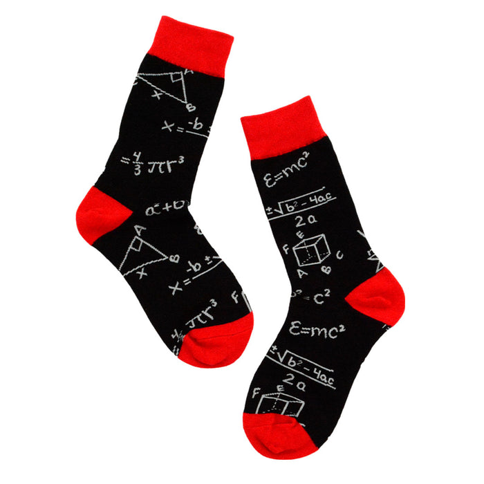 calcetin algodon largo matematica