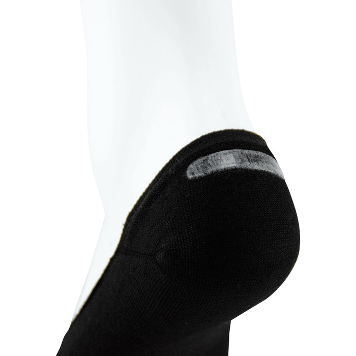 calcetin bambu panchita negro liso goma silicona agarre