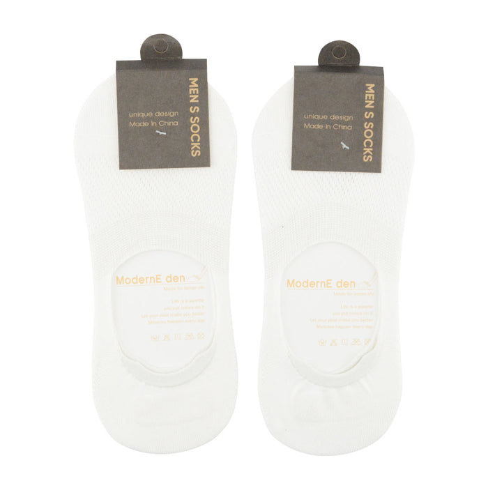 calcetin invisible algodon blanco