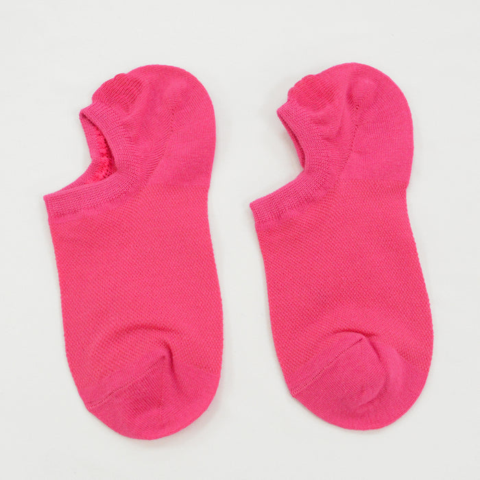 calcetin invisible algodon transpirable liso fucsia 1971 talla talla 25-30 verano