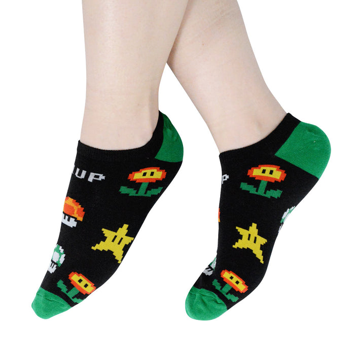 calcetin invisible mario bross hongos callampas estrella modelo