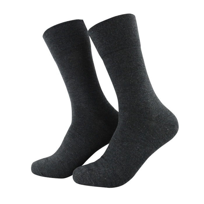 calcetin largo diabetico suave gris