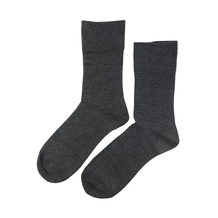 calcetin largo diabetico suave gris