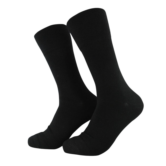 calcetin largo diabetico suave negro