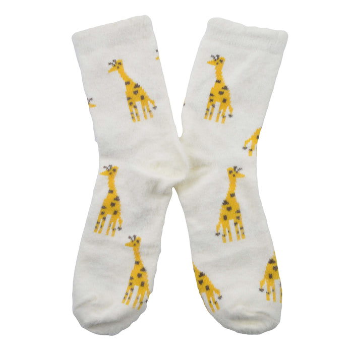 calcetin toalla largo jirafas 4020-1