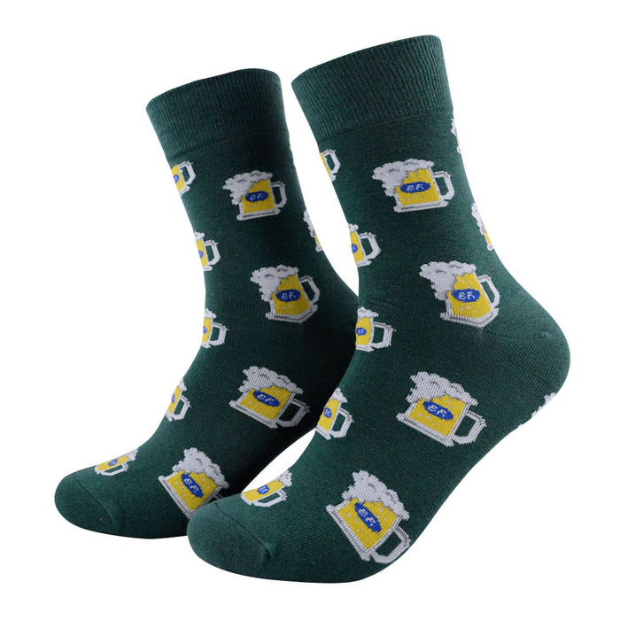 calcetines algodon largo cervezas espumante jarra vaso alcohol talla 40-45