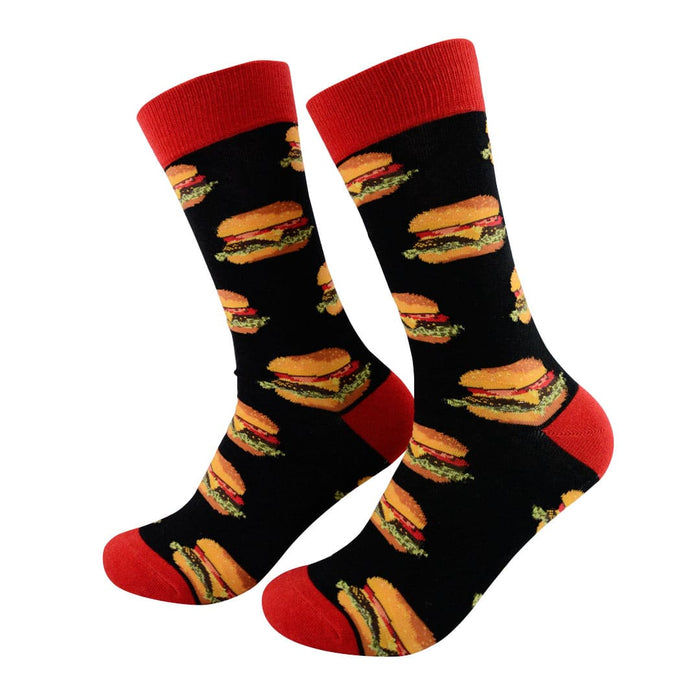 calcetines algodon largo hamburguesas talla 40-45