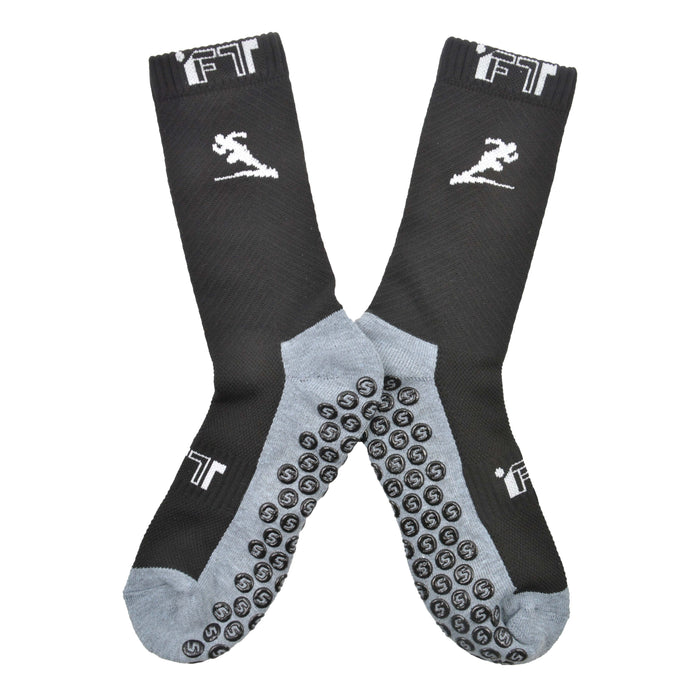 calcetines largos poliester futbol Negro 4022-1