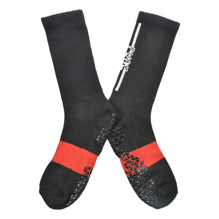 calcetines largos poliester futbol negro 4021-1