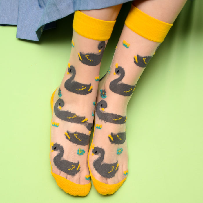 calcetines largos malla transparentes mujer 35-40 modelo 1829-11