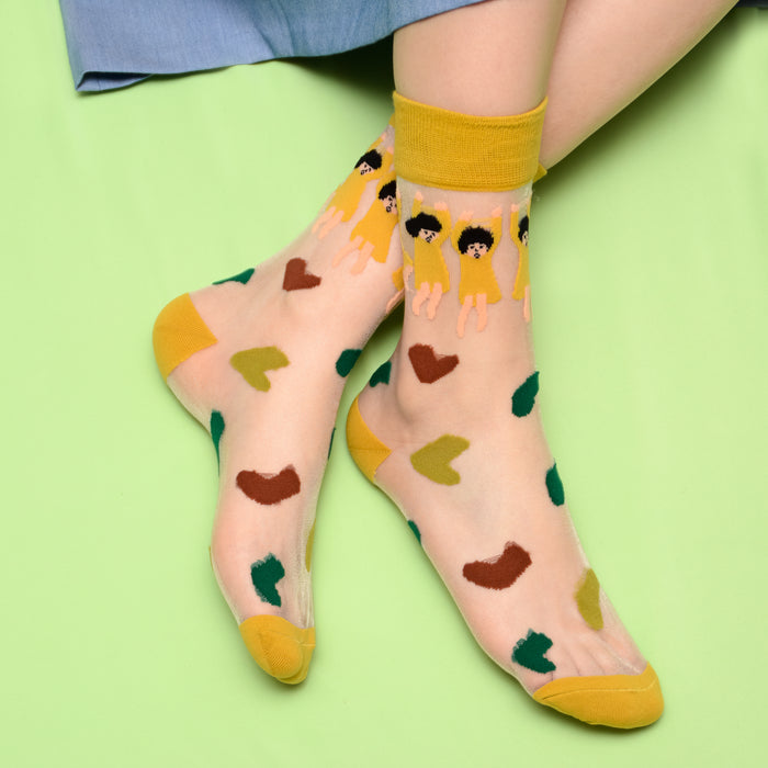 calcetines largos malla transparentes mujer 35-40 modelo 1829-17