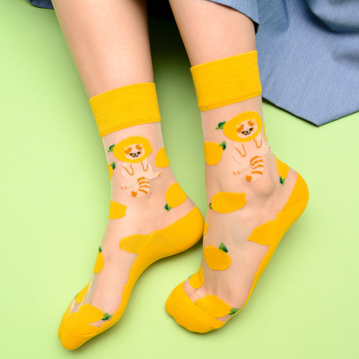calcetines largos malla transparentes mujer 35-40 modelo 1829-2