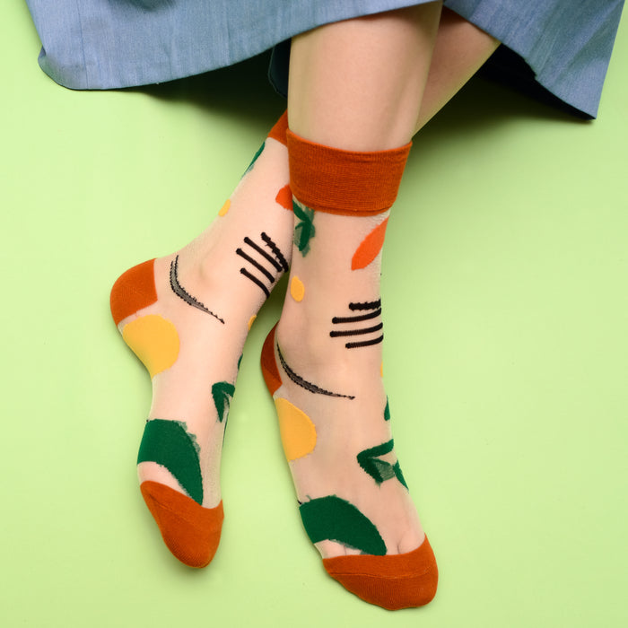 calcetines largos malla transparentes mujer 35-40 modelo 1829-8-2