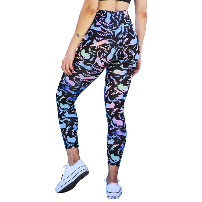 calza mujer spandex figuras gatos colores modelo 2080-16 verano